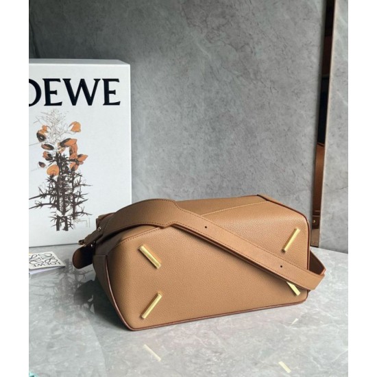 Fake Loewe Puzzle Medium Bag Toffee Grained Calfskin Replica