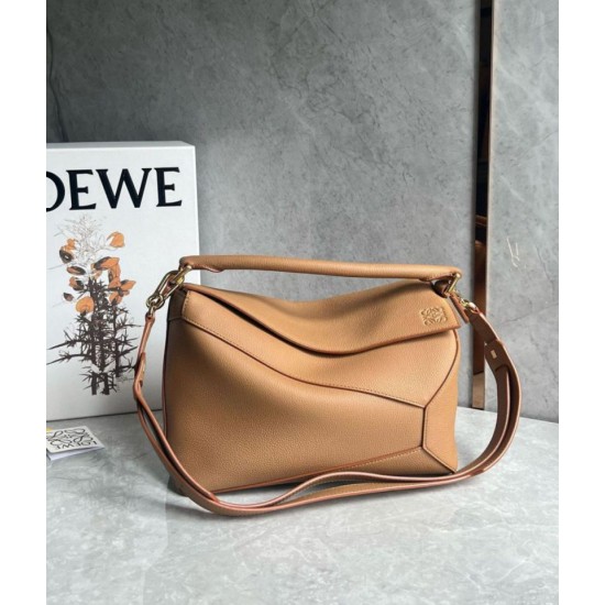 Fake Loewe Puzzle Medium Bag Toffee Grained Calfskin Replica