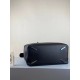 Fake Loewe Large Puzzle Bag Black Grained  Replica