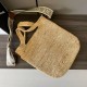 Replica Loewe Slit Tote Bag Raffia and Calfskin