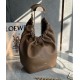 Replica Loewe Medium Squeeze Bag Brown Nappa Lambskin