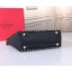 Replica Valentino Small Rockstud Tote Black Grain Calfskin