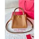 Replica Valentino Alltime Small Bag Brown Grained Calfskin