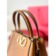 Replica Valentino Alltime Small Bag Brown Grained Calfskin