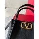 Fake Valentino Alltime Small Bag Black Grained Calfskin Replica