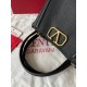 Fake Valentino Alltime Small Bag Black Grained Calfskin Replica