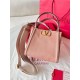 Fake Valentino Alltime Small Bag Nude Grained Calfskin Replica