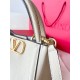 Replica Valentino Alltime Small Bag White Grained Calfskin