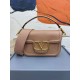 Replica Valentino Alltime Shoulder Bag Beige Grained 
