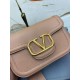 Replica Valentino Alltime Shoulder Bag Beige Grained 