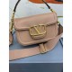 Replica Valentino Alltime Shoulder Bag Beige Grained 