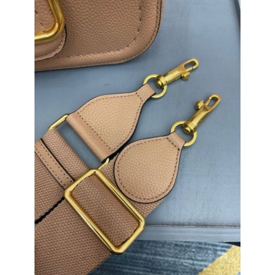 Replica Valentino Alltime Shoulder Bag Beige Grained 