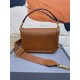Replica Valentino Alltime Shoulder Bag Brown Grained 