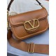 Replica Valentino Alltime Shoulder Bag Brown Grained 