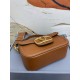 Replica Valentino Alltime Shoulder Bag Brown Grained 
