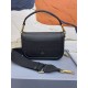Replica Valentino Alltime Shoulder Bag Black Grained 