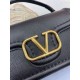 Replica Valentino Alltime Shoulder Bag Black Grained 