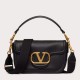 Replica Valentino Alltime Shoulder Bag Black Grained 