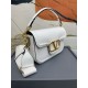 Replica Valentino Alltime Shoulder Bag White Grained 