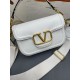 Replica Valentino Alltime Shoulder Bag White Grained 
