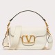 Replica Valentino Alltime Shoulder Bag White Grained 
