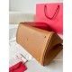 Replica Valentino Alltime Medium Bag Brown Grained Calfskin