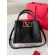 Replica Valentino Alltime Medium Bag Black Grained Calfskin Replica Valentino Alltime Medium Bag Black Grained Calfskin