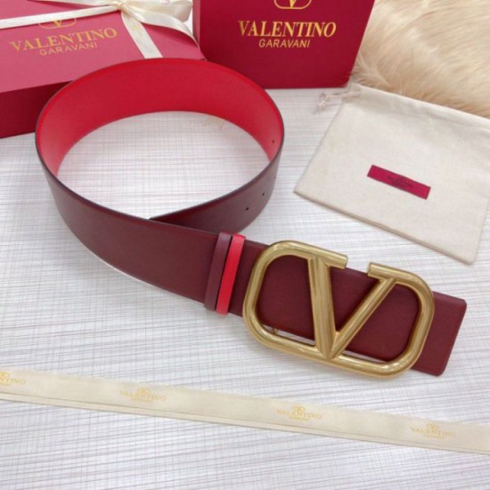 Replica Valentino VLogo Reversible Belt 70mm Burgundy and Red Calfskin Replica Valentino VLogo Reversible Belt 70mm Burgundy and Red Calfskin