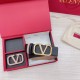 Replica Valentino VLogo Reversible Belt 40mm Beige and Black Calfskin