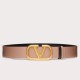 Replica Valentino VLogo Reversible Belt 40mm Beige and Black Calfskin