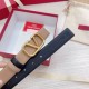 Replica Valentino VLogo Reversible Belt 30mm Beige and Black Calfskin