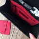 Replica Valentino Rockstud Spike Chain Clutch Crinkled Lambskin