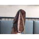 Replica Valentino Rockstud Spike Chain Clutch Poudre Lambskin