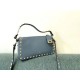 Replica Valentino Rockstud Small Crossbody Bag Blue Grained Calfskin