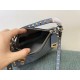 Replica Valentino Rockstud Small Crossbody Bag Blue Grained Calfskin