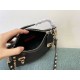 Fake Valentino Rockstud Small Crossbody Bag Black Grained Calfskin Replica
