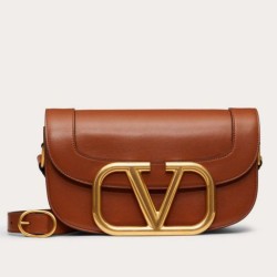 Replica Valentino Supervee Crossbody Bag Brown 