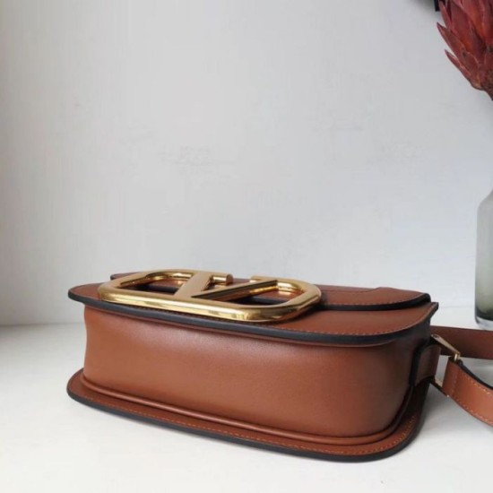 Replica Valentino Supervee Crossbody Bag Brown 