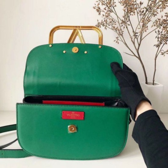 Replica Valentino Supervee Crossbody Bag Green 