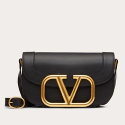 Fake Valentino Supervee Crossbody Bag Black  Replica
