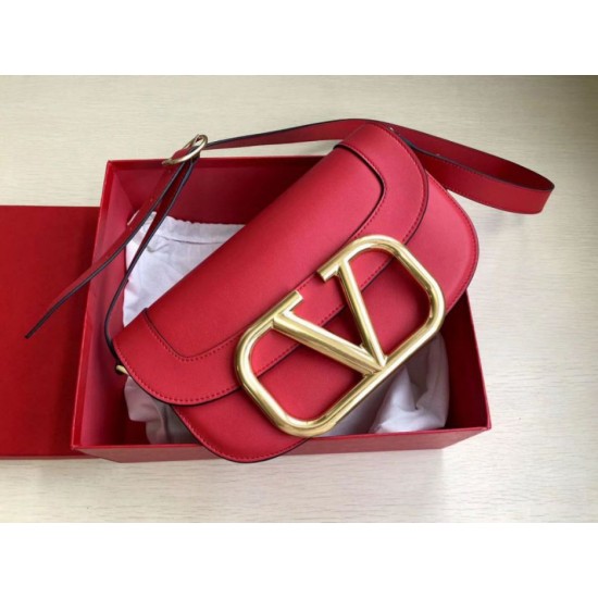 Fake Valentino Supervee Crossbody Bag Red  Replica