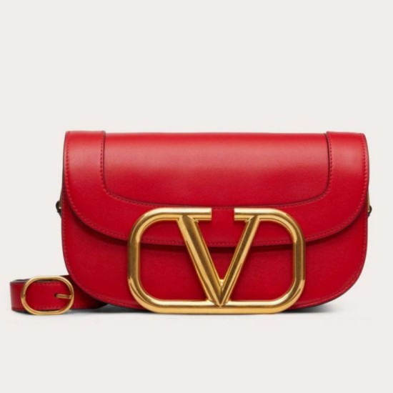 Fake Valentino Supervee Crossbody Bag Red  Replica