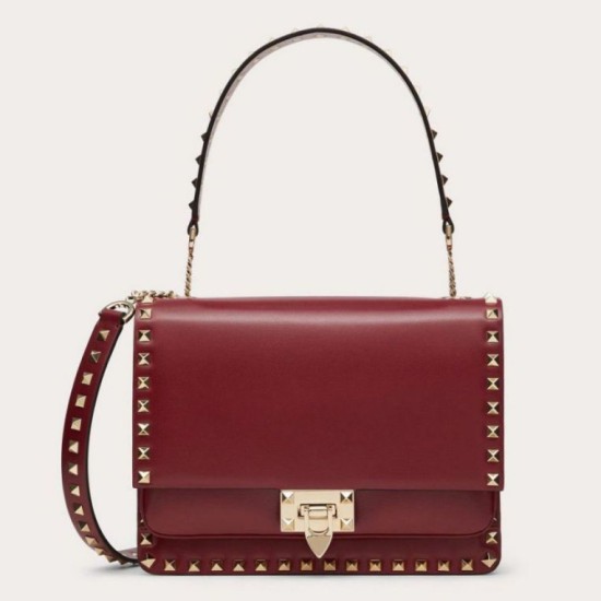 Replica Valentino Rockstud Crossbody Bag Red Calfskin Fake Valentino Rockstud Crossbody Bag Red Calfskin Replica