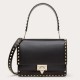 Replica Valentino Rockstud Crossbody Bag Black Calfskin