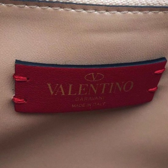 Replica Valentino Rockstud Crossbody Bag Nude Calfskin