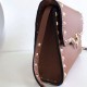Replica Valentino Rockstud Small Crossbody Bag Brown Grained 