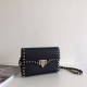 Replica Valentino Rockstud Small Crossbody Bag Black Grained 