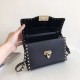 Replica Valentino Rockstud Small Crossbody Bag Black Grained 