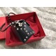 Replica Valentino Mini Rockstud Crossbody Bag Black Calfskin