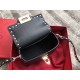 Replica Valentino Mini Rockstud Crossbody Bag Black Calfskin